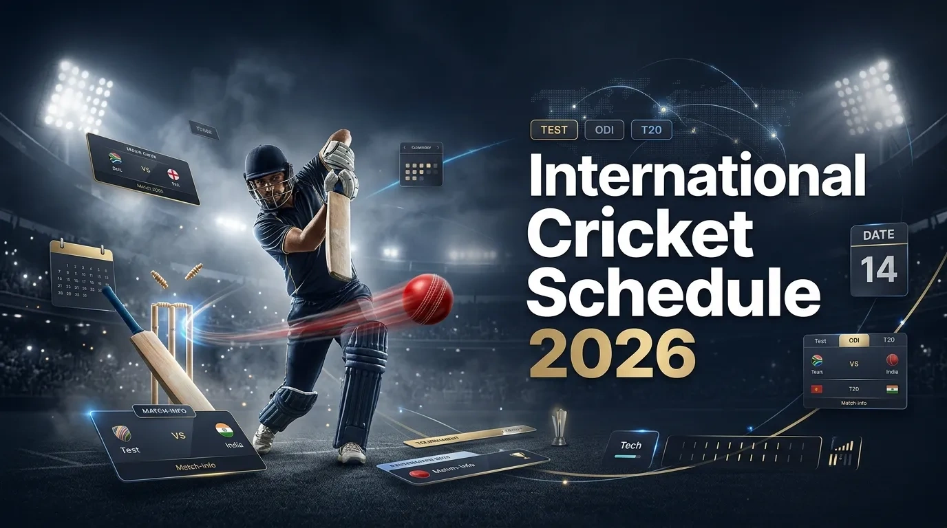 International Cricket Schedule 2026: July to December
